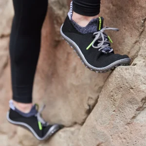 Sneaker^leguano Inspiro Sportliche Barfußschuhe Schwarz